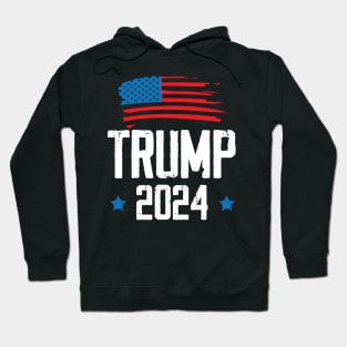 Retro President Donald Trump 2024 Hoodie